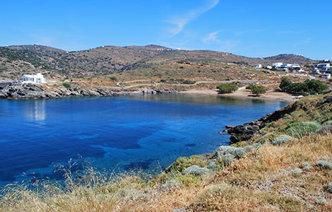 The beach of Fassolou in Sifnos